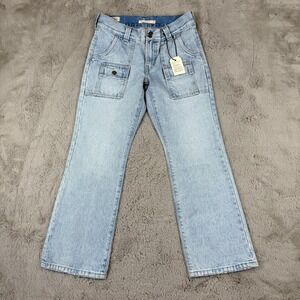 NWT Levi's Premium Middy Outback Bootcut Jeans Light Wash Denim Pockets Size 26‎